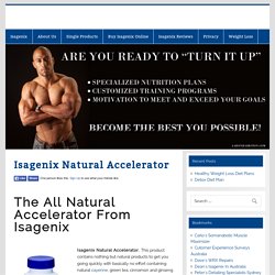 Isagenix Natural Accelerator -