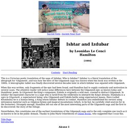 Ishtar and Izdubar Index