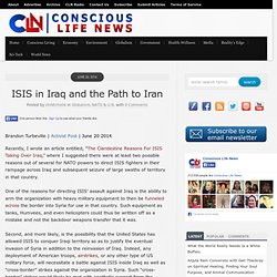 ISIS in Iraq and the Path to Iran