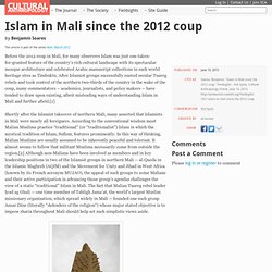 Islam in Mali since the 2012 coup — Cultural Anthropology