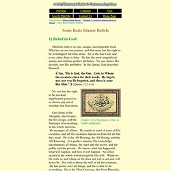 Islam Guide: Some Basic Islamic Beliefs