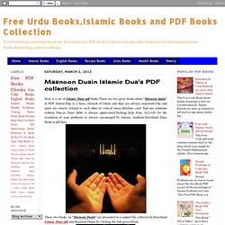 Masnoon+Duain+Islamic+Dua's+PDF+collection+-+Free+urdu+books,Islamic+books+and+PDF+Book+Club