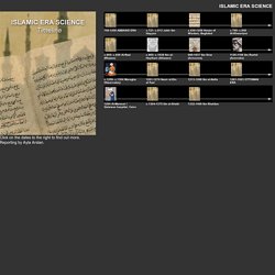 [NATURE2006] Islamic era science: Interactive timeline