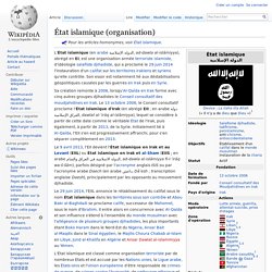 État islamique (organisation)