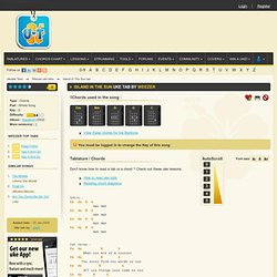 Island In The Sun Uke tab by Weezer