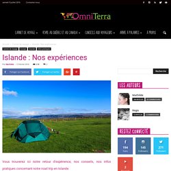 Islande : Nos expériences