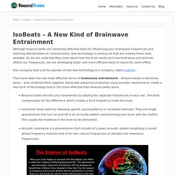 IsoBeats - A New Kind of Brainwave Entrainment
