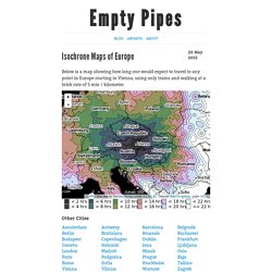 Isochrone Maps of Europe