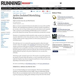 Active Isolated Stretching Exercises