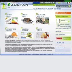 Isolation Thermique par l'Exterieur - Produits Zolpan, Isolation ITE - Zolpan