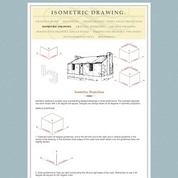 Isometric Drawing. ￼
