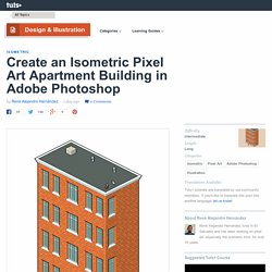 Create an Isometric Pixel Art Apartment Building in Adobe Photoshop