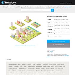Isometric Nuclear Power Facility Clipart vectoriel 170622873