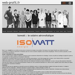 Isowatt : le solaire aérovoltaïque