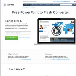 Free PowerPoint to Flash & HTML5 Converter