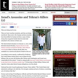 Israel's Assassins and Tehran's Killers