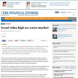 Israel rides high on water market