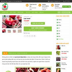 Lựu Israel nhập khẩu mua ở đâu? - Sunrise Fruits