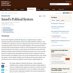 Israel's Political System