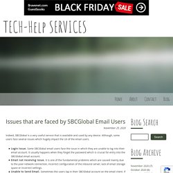 Issues that are faced by SBCGlobal Email Users