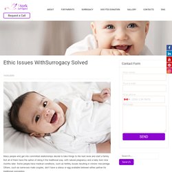 Ethic Issues WithSurrogacy Solved