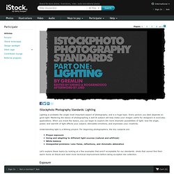 Articles - iStockphoto Photography Standards: Lighting