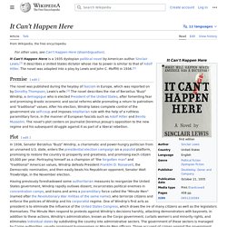 It Can't Happen Here - Wikipedia