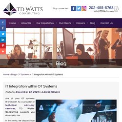 IT Integration within OT Systems