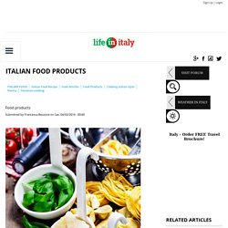 Italian food products