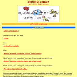 lingua italiana per bambini delle scuole elementari