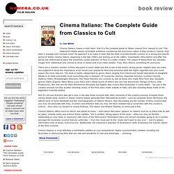 kamera.co.uk - book review - Cinema Italiano: The Complete Guide from Classics to Cult - Leo White