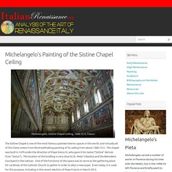 Michelangelo’s Painting of the Sistine Chapel Ceiling – ItalianRenaissance.org
