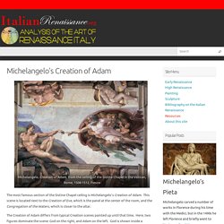 Michelangelo’s Creation of Adam – ItalianRenaissance.org