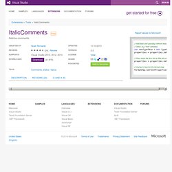 ItalicComments extension