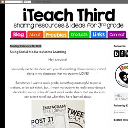 iTeach Third: Using Social Media to Assess Learning