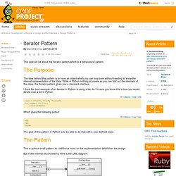 Iterator Pattern