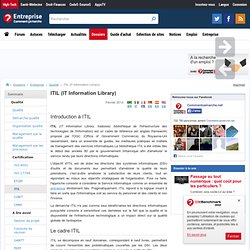 ITIL (IT Information Library)