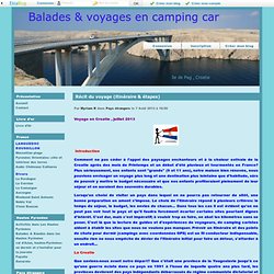 Récit du voyage en Croatie (itinéraire & étapes) - Balades & voyages en camping car