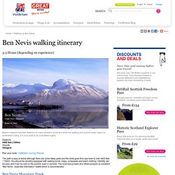 Ben Nevis walking itinerary