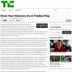 Draw Your Itinerary On A Tripline Map