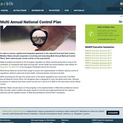 NEBIH_HU - Multi Annual National Control Plan - MANCP Executive Summary 2017