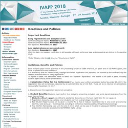 IVAPP 2018 - ImportantInformation