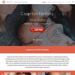 IVF Clinics Calendar