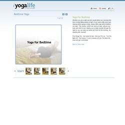 Slideshows - Bedtime Yoga