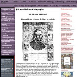 J.B. van Helmont biography