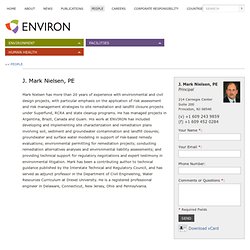 Auteur de l'étude: J. Mark Nielsen - ENVIRON Global