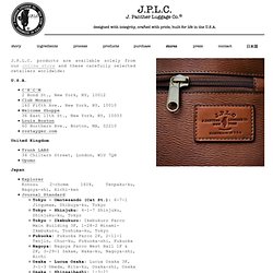 J.P.L.C.® - J. Panther Luggage Co.® > Stores