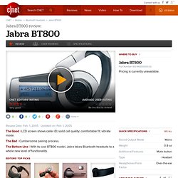 Jabra BT800 compared to most popular Cell Phone and Smartphone Accessories