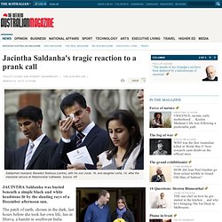 Jacintha Saldanha's tragic reaction to a prank call