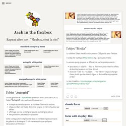 Jack in the flexbox